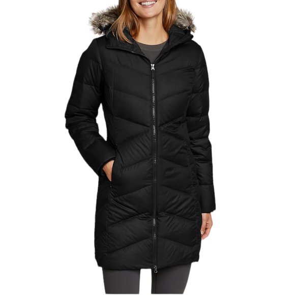 Eddie Bauer Jackets & Coats Eddie Bauer Womens Black Twoway Zip